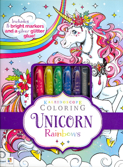 Unicorn Rainbows (Kaleidoscope Coloring) | Boxed Set Format | Kidsbooks.com